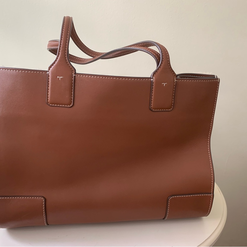 Tory Burch Genuine Shearling and Leather Ella Mini Tote - Picture 5 of 9